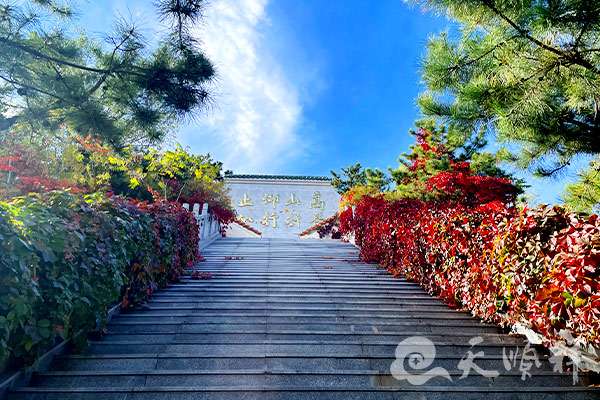 灵山宝塔陵园高山仰止景观