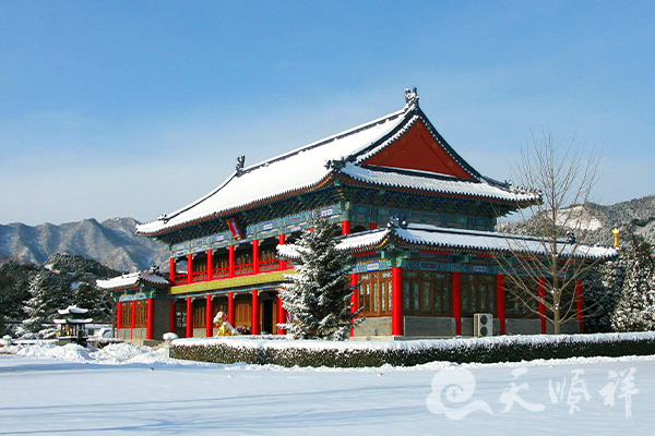 清东陵万佛园雪景